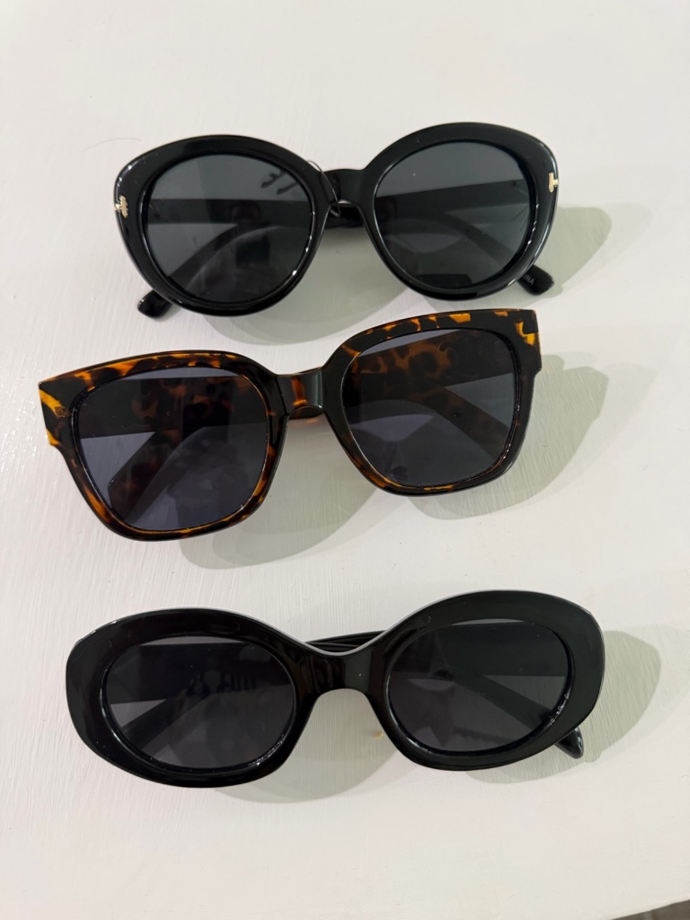Classic Women's Sunglasses - Black & Tortoiseshell Styles